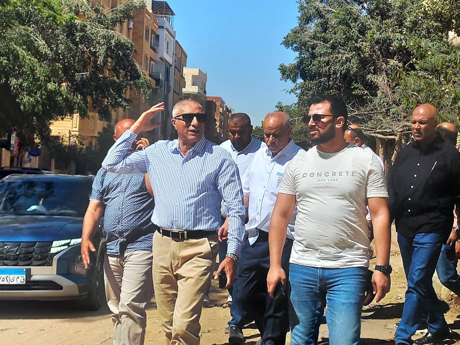 جولة مفاجئة لنائب رئيس "المجتمعات العمرانية" لمدينتى 6 أكتوبر وحدائق أكتوبر