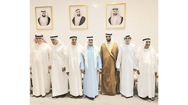 نهيان بن مبارك يحضر أفراح اليوسف والنعيمي