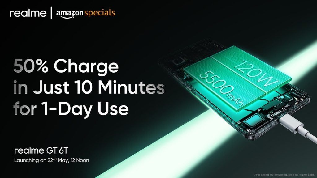تكنولوجيا: هاتف Realme GT 6T سيوفر يوم كامل من الاستخدام مع 10 دقائق شحن فقط