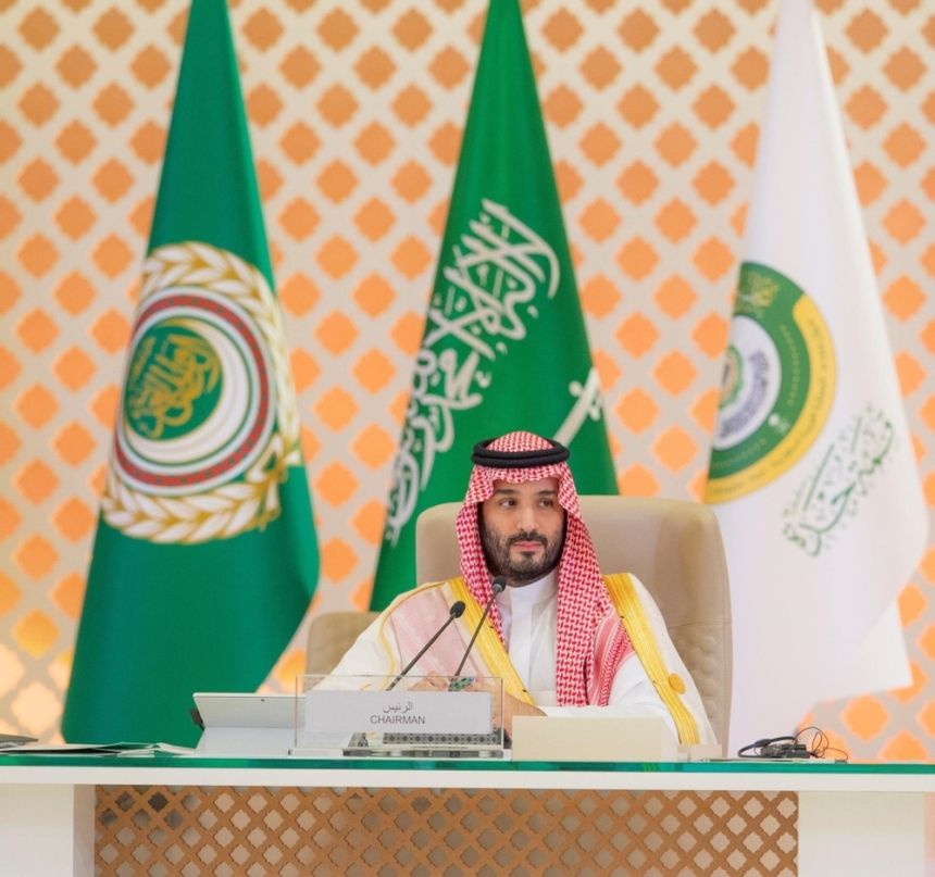 في القمة 32.. ولي العهد يؤكد للعالم أننا ماضون للسلام والخير والتعاون والبناء