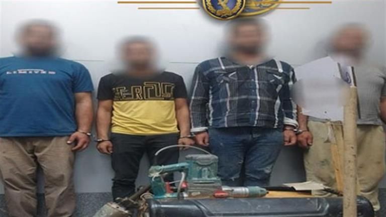 ضبط 4 أشخاص ينقبون عن الآثار في الشرقية