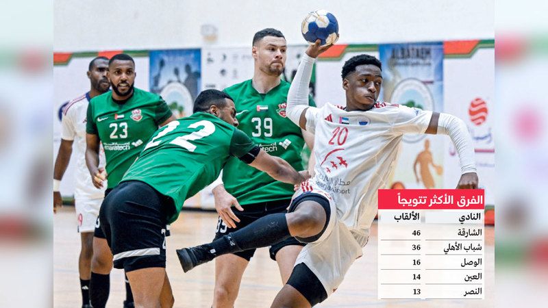 الامارات | «يد الشارقة» تقبض على اللقب الـ 46