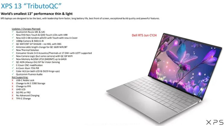 تكنولوجيا: تسريبات من Dell تكشف عن تفاصيل مواصفات أجهزة XPS 13 المميزة بنظام “Windows on Arm”