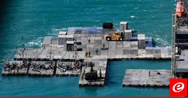 الجيش الاميركي: تفريغ الحمولة الأولى من المساعدات على الميناء العائم في غزة