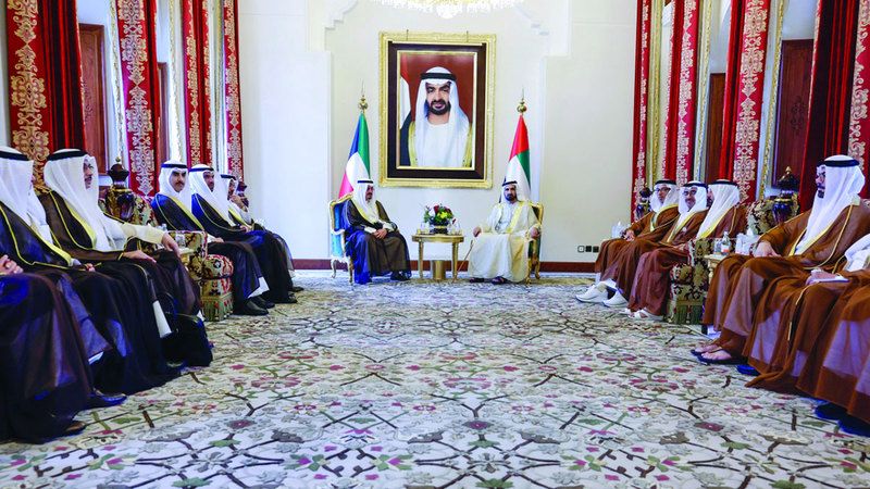 الامارات | محمد بن راشد يبحث مع رئيس مجلس الوزراء الكويتي تعزيز الشراكة بين البلدين
