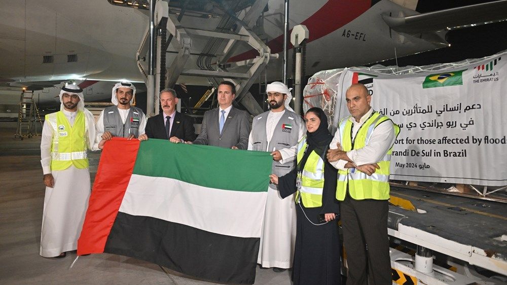تنفيذاً لتوجيهات رئيس الدولة.. الإمارات ترسل أول طائرة مساعدات عاجلة لمتضرري الفيضانات في البرازيل