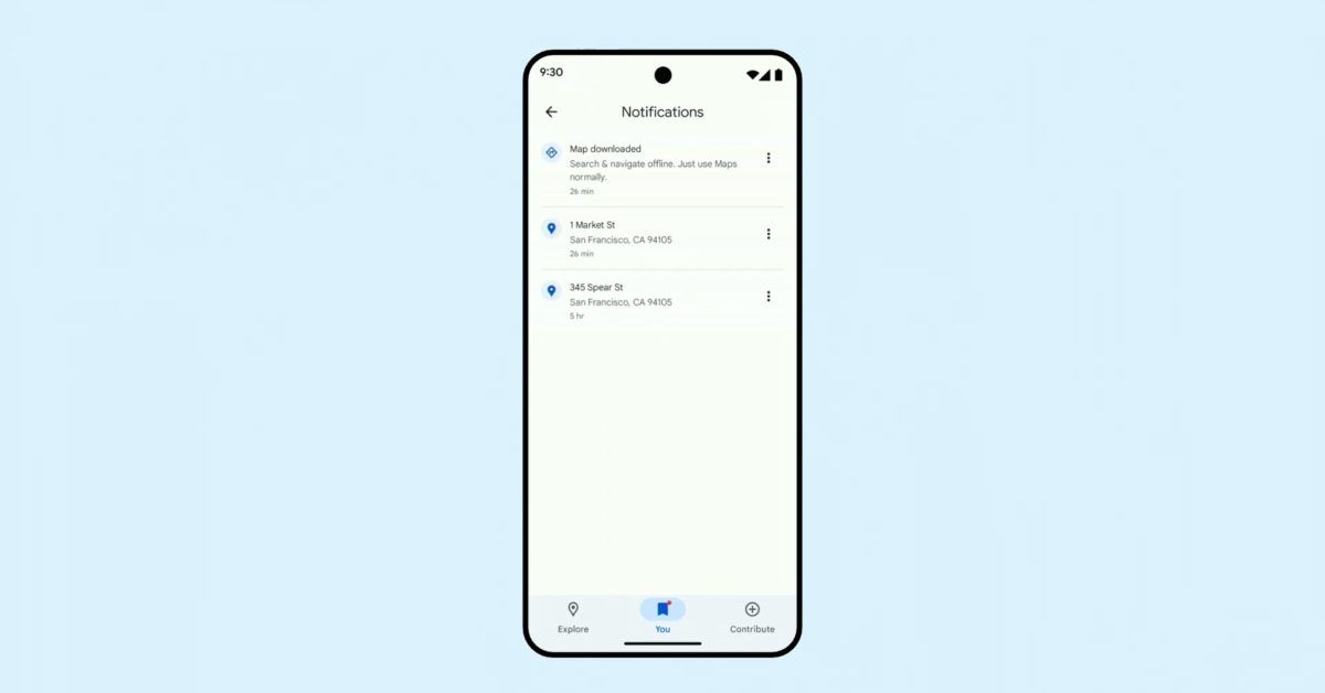 تكنولوجيا: طرح الشريط السفلي المبسط لخرائط جوجل على نظام أندرويد