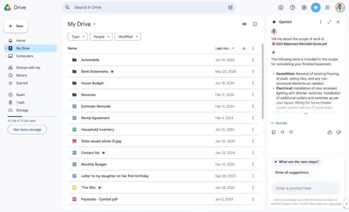 تكنولوجيا: ‏ChatGPT يقوم بطرح تكامل Google Drive خلال الأسابيع المقبلة