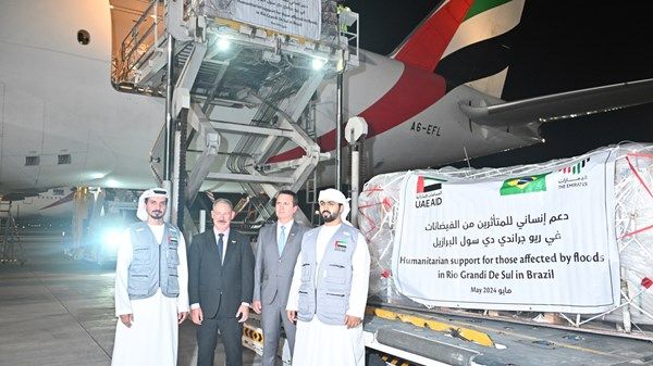 تنفيذاً لتوجيهات رئيس الدولة.. الإمارات ترسل أول طائرة مساعدات عاجلة لمتضرري الفيضانات في البرازيل
