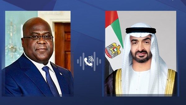 رئيس الدولة ورئيس الكونغو الديمقراطية يبحثان التعاون والقضايا ذات الاهتمام المشترك