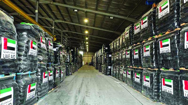 الامارات | وصول شحنة مساعدات إماراتية بحراً إلى غزة