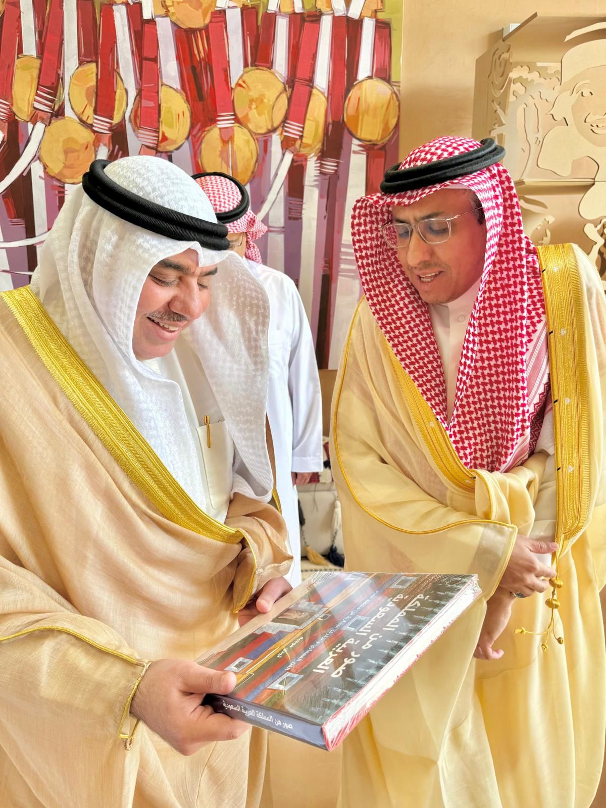 وفد المجلس الوطني الكويتى للثقافة والفنون يزور بينالي الدرعية