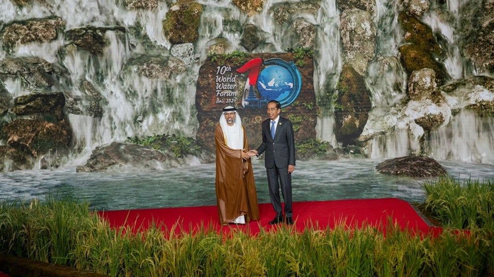 سهيل المزروعي يؤكد أهمية التعاون الدولي لإدارة الموارد المائية