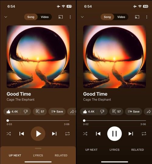 تكنولوجيا: تحديث YouTube Music يجلب بعض التحسينات المرئية الرائعة لتطبيق آيفون