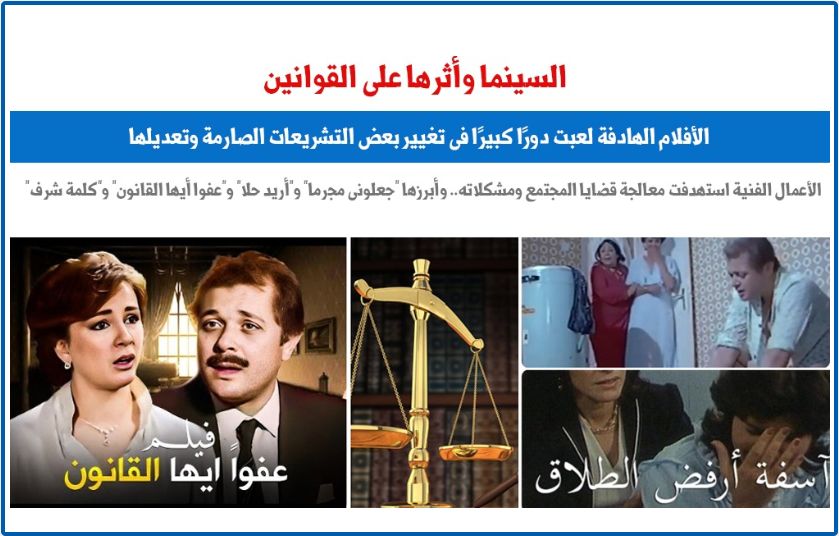 السينما وأثرها على التشريعات وتعديل القوانين لمعالجة القضايا المجتمعية.. برلمانى