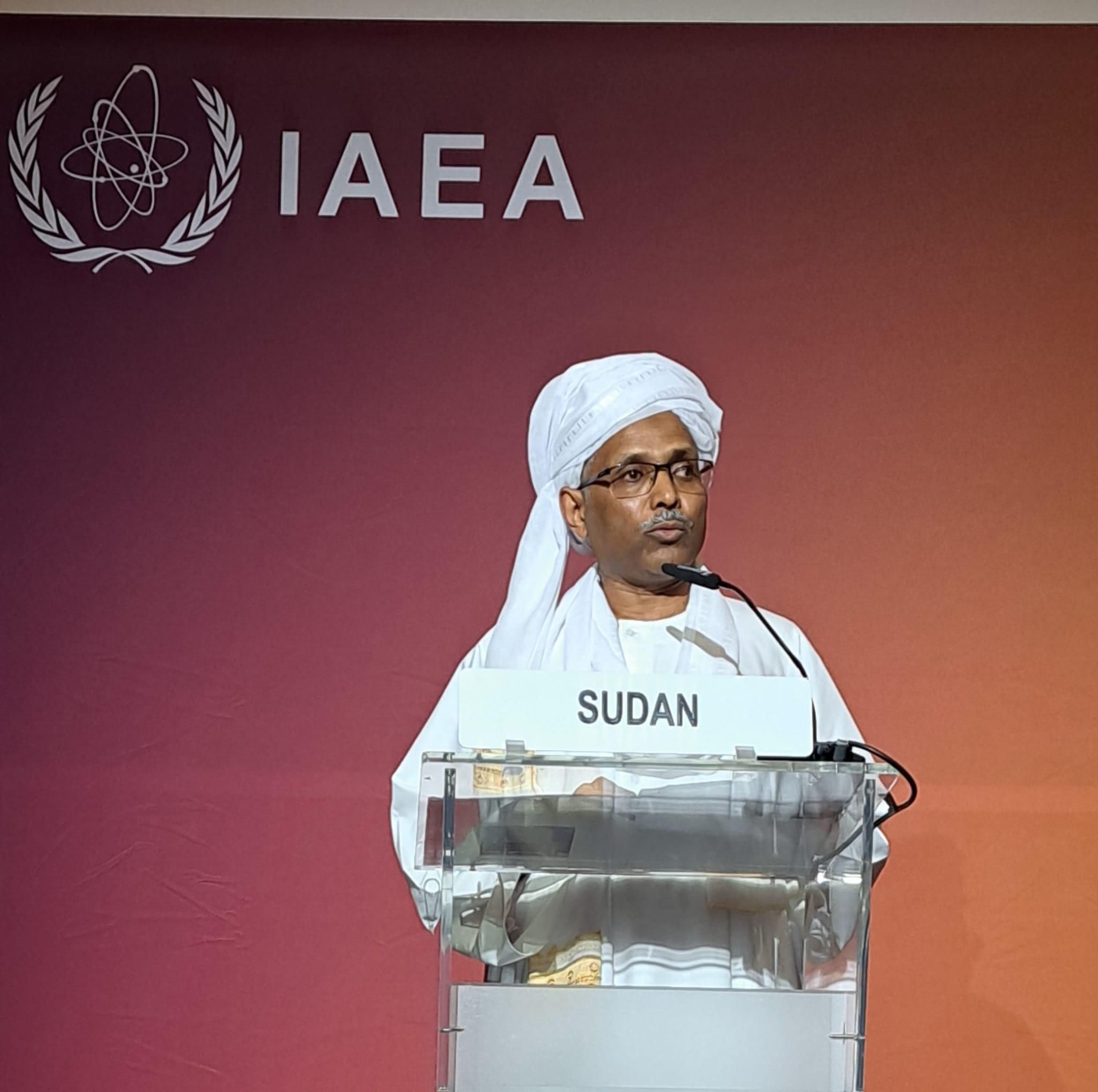 مفضل يقدم بيان السودان أمام المؤتمر الدولي حول الأمن النووي