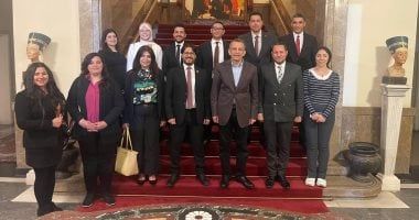 سفير مصر بالصين يستقبل وفد حزب التجمع فى بكين