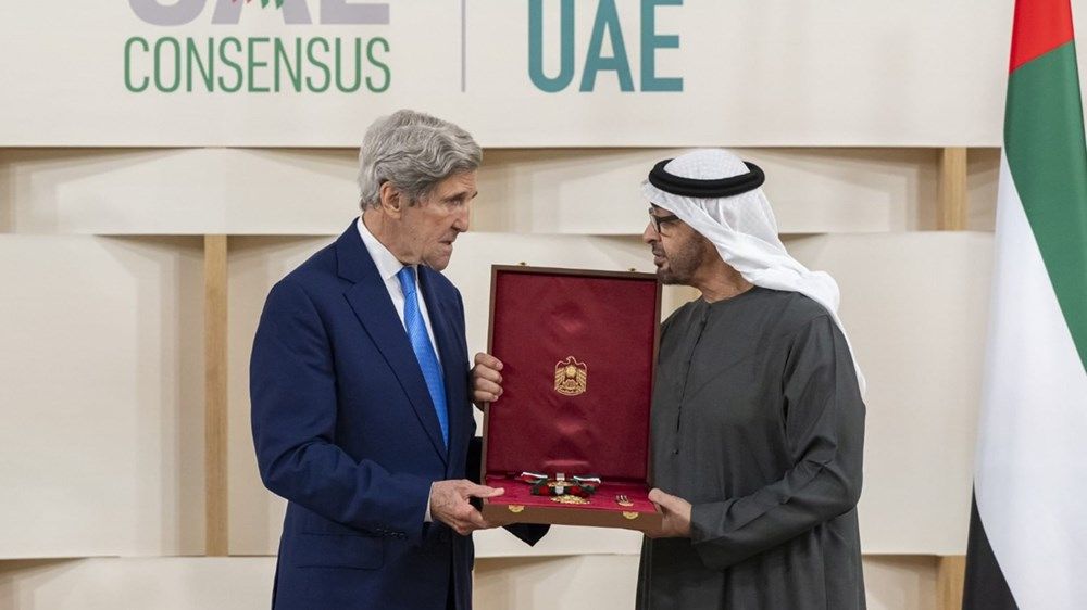 رئيس الدولة يكرم عدداً من المسؤولين الدوليين تقديراً لدورهم في إنجاح مؤتمر «cop28»
