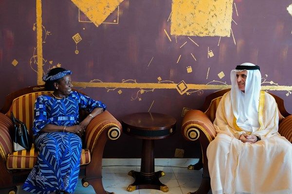 حاكم رأس الخيمة يستقبل سفيرة الكونغو الديموقراطية