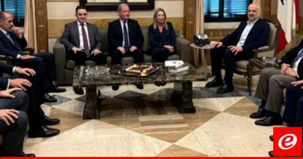 مولوي التقى وفداً من تكتل "الجمهورية القوية" وبحثوا في اجراءات الحد من النزوح السوري