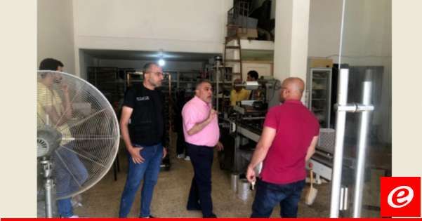 مراقبو الاقتصاد في النبطية سطروا محضر ضبط بحق مخالف