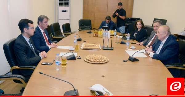 البستاني التقى وفدا من صندوق النقد الدولي: سنتبع نصائح الصندوق اذا لم تمس بسيادة لبنان