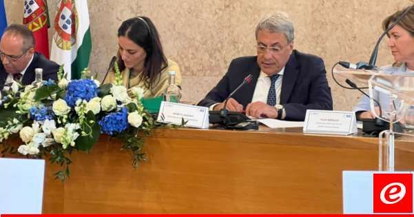 وزير العدل من ليشبونة: الثقل الاقتصادي للنازحين السوريين 50 مليار دولار والذي لم يعد لبنان قادراً على تحمله