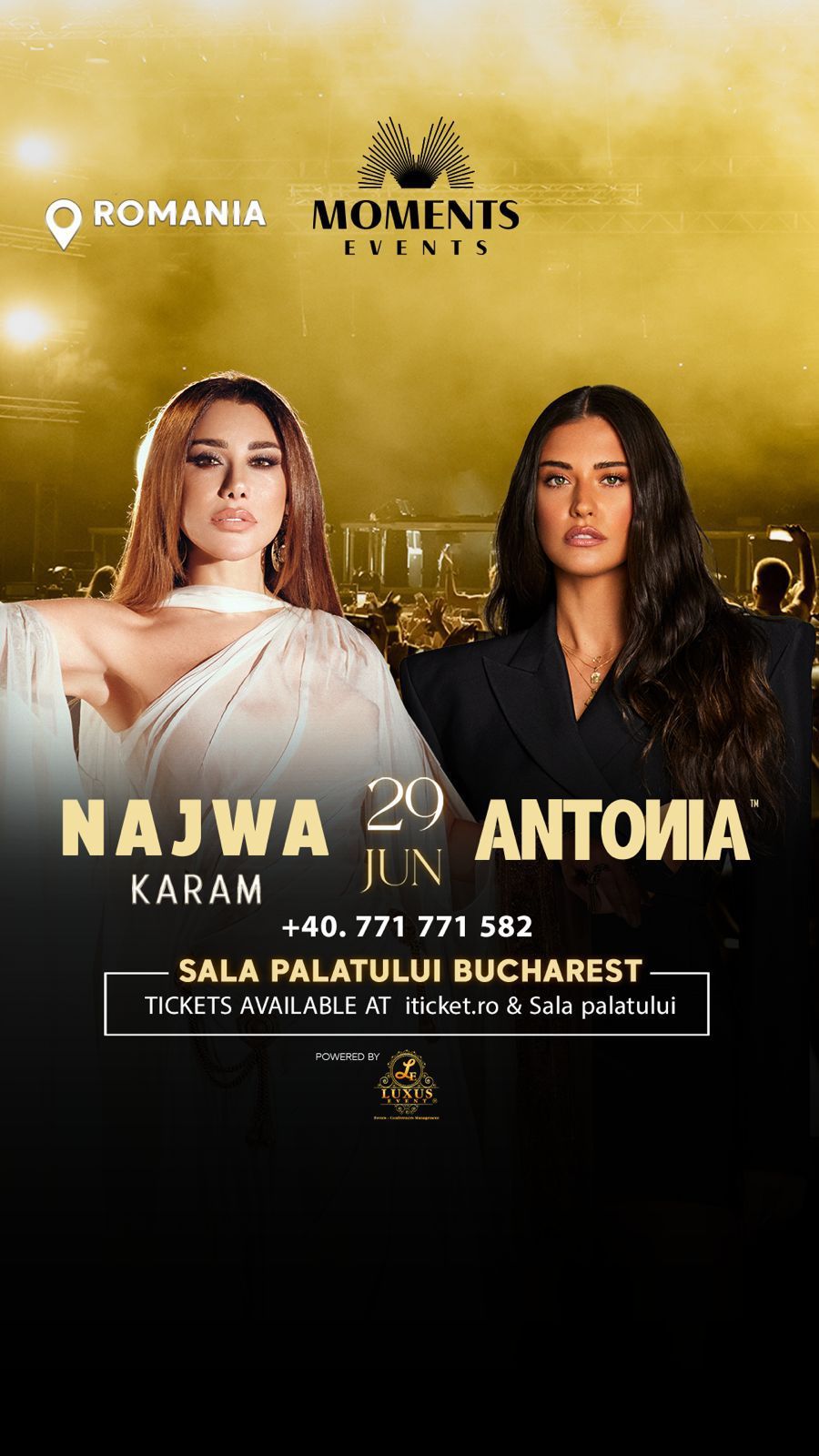 شمس الأغنية العربية تستعد لوقوف تاريخي في رومانيا للمرة الأولى في مسيرتها الفنية