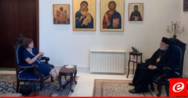 عودة التقى فرونتسكا في زيارة وداعية وبحثا بالأوضاع الراهنة ودور الأمم المتحدة