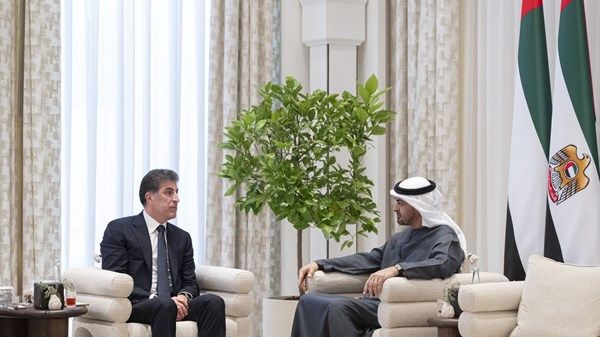 رئيس الدولة يستقبل رئيس إقليم كردستان العراق