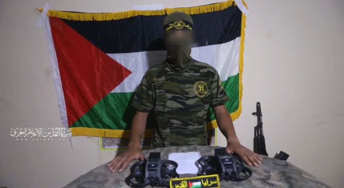 سرايا القدس تنشر مشاهد لدرون إسرائيلية سيطرت عليها خلال تنفيذها مهام استخباراتية