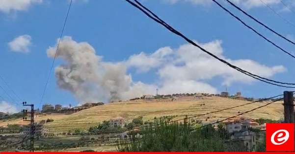 "النشرة": غارة على حانين وقصف مدفعي على القوزح وعيتا الشعب وراميا وقذائف فوسفورية على حولا