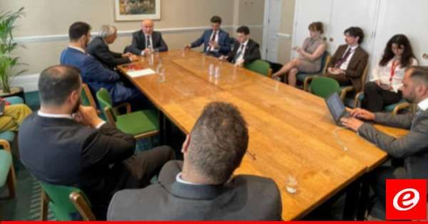 الحلبي التقى نوابًا من حزب العمال في لندن: لتجديد الهبة البريطانية لمواجهة أزمة النزوح ودعم التعليم