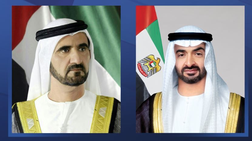 الامارات | رئيس الدولة يتقبل تعازي محمد بن راشد في وفاة حمد الخييلي