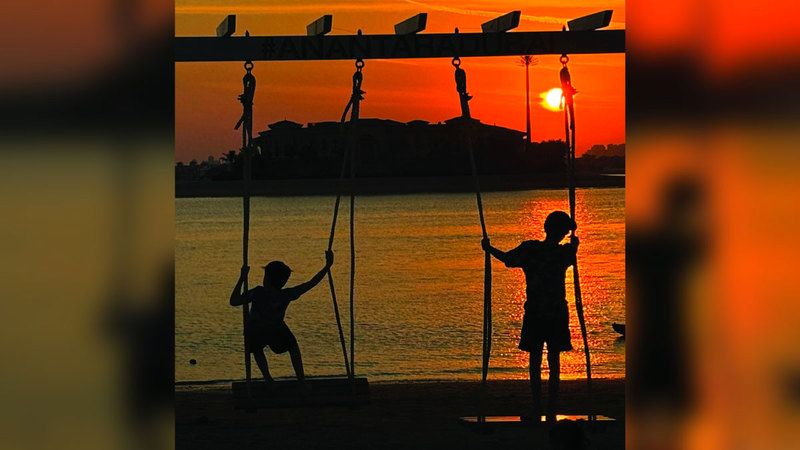 الامارات | نهايات أيام ساحرة ترسمها الطبيعة في دبي