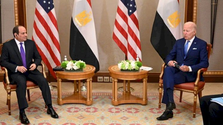 السيسي وبايدن يتفقان على إرسال مساعدات لغزة من كرم أبو سالم