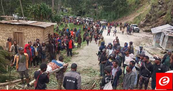 انهيار أرضي مدمر في بابوا غينيا الجديدة