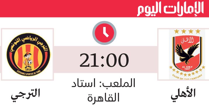 الامارات | قمة مصرية تونسية حاسمة  على لقب إفريقيا