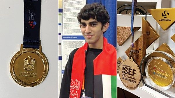 طالب إماراتي يحوّل «أكسيد الكربون» إلى مصدر للطاقة النظيفة
