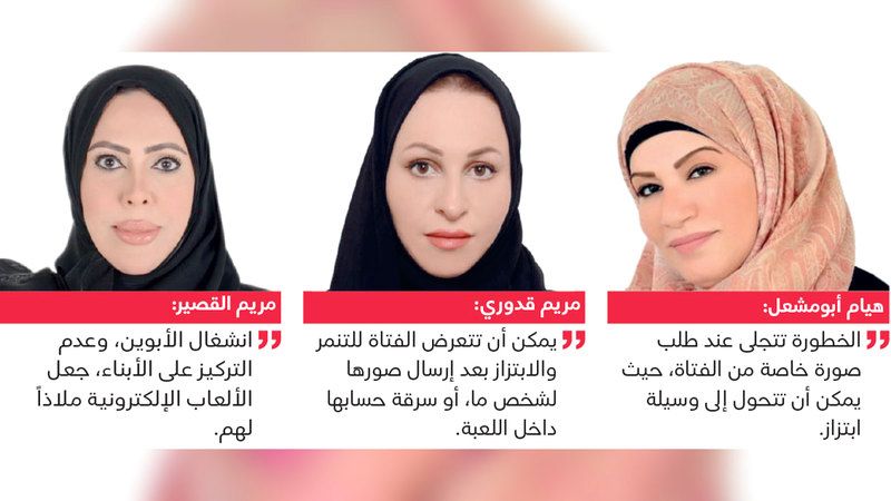 الامارات | متخصصات يحذرن: «دردشة الألعاب الإلكترونية» تعرض مراهقات لمخاطر الابتزاز