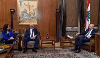 بري التقى لاثارو ولازاريني وعرض أوضاعاً مالية وإقتصادية مع المدير التنفيذي بالبنك الدولي