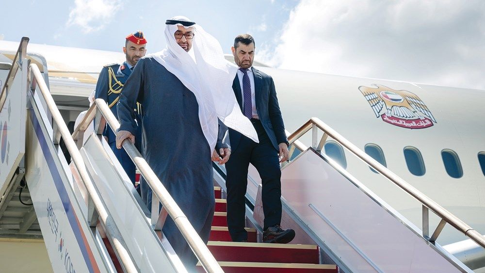 رئيس الدولة: العلاقات الإماراتية - الكورية نموذج متميز وإيجابي وبنّاء