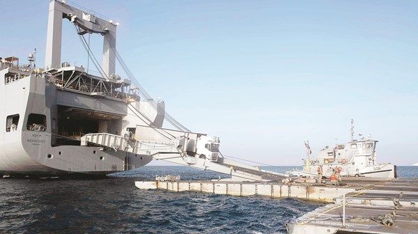 «البنتاغون»: إزالة رصيف غزة البحري مؤقتاً