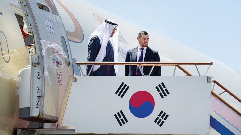 رئيس الدولة: العلاقات الإماراتية - الكورية نموذج متميز وإيجابي وبنّاء