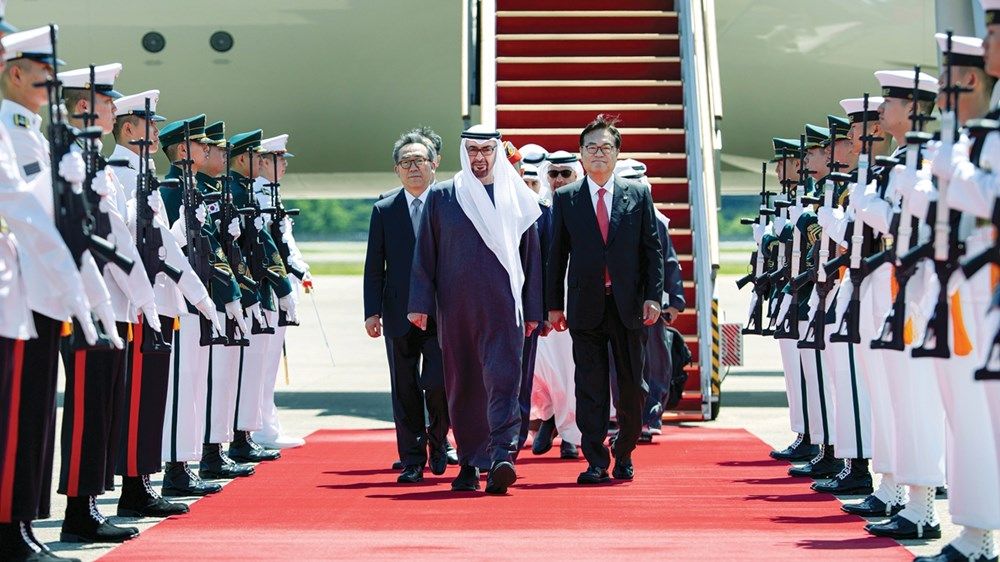رئيس الدولة: العلاقات الإماراتية - الكورية نموذج متميز وإيجابي وبنّاء