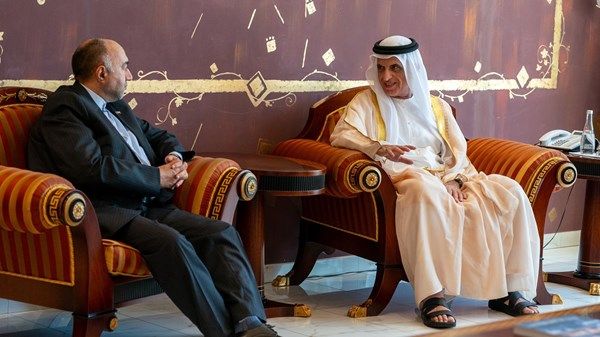 سعود بن صقر يستقبل سفير إيران