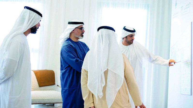 الامارات | خالد بن محمد يدشن المرحلة الأولى من «شمال بني ياس السكني»