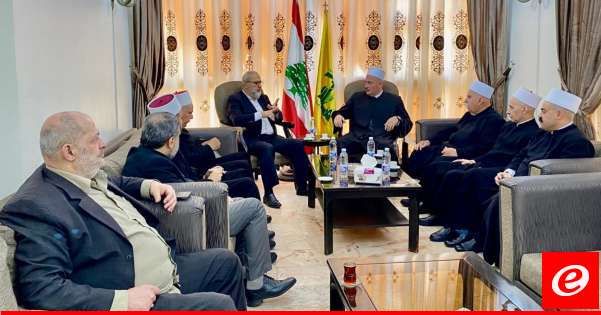 شيخ العقل تبادل الاتصالات مع الراعي والخطيب والتقى وزير التربية ورئيس اللبنانية وارسل وفدا لتعزية نصرالله