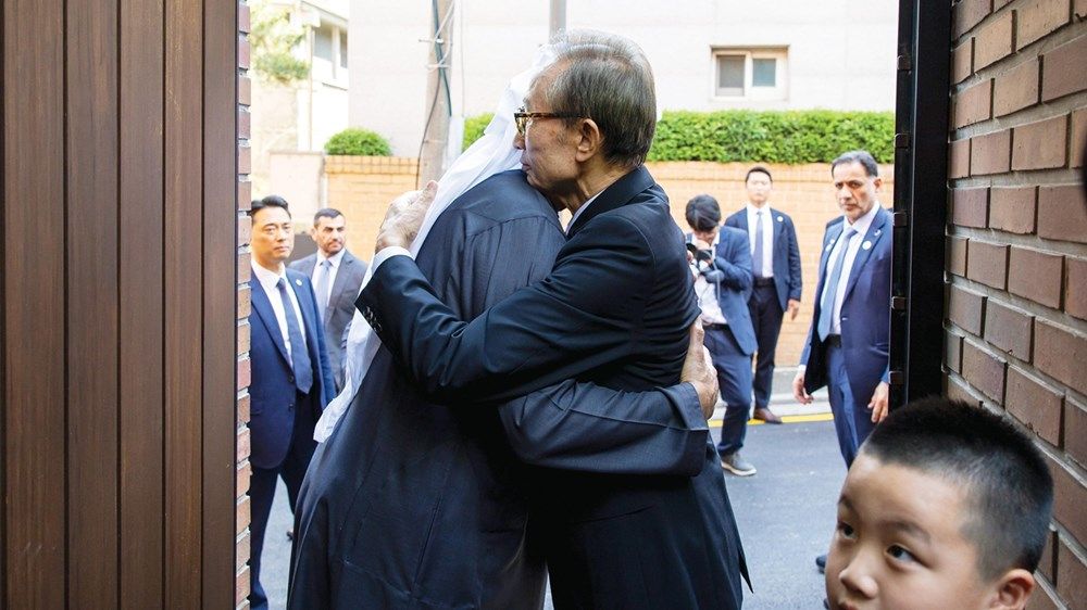 رئيس الدولة والرئيس الكوري السابق: تطور نوعي كبير في العلاقات الثنائية