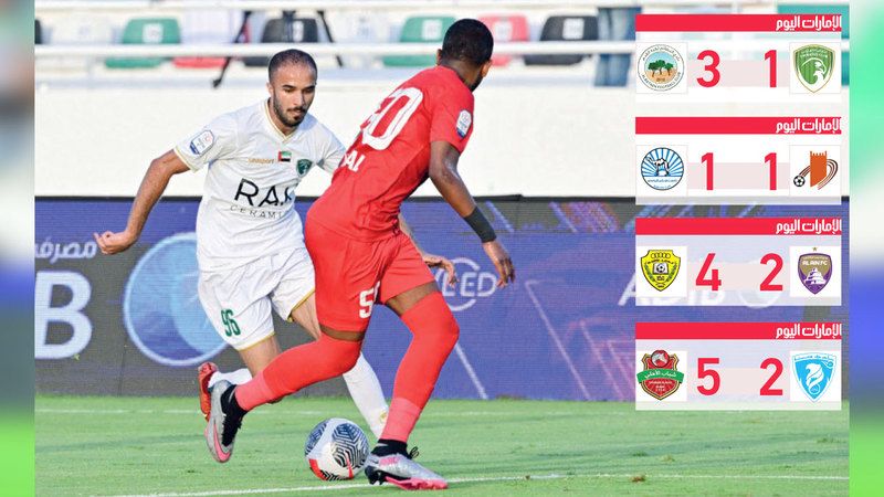 الامارات | البطائح يدفع «الصقور» وخورفكان نحو الخطر    